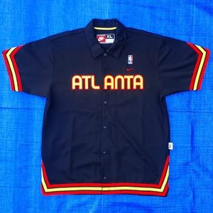 Atlanta Hawks Nike Rewind 1974 Throwback NBA Warm Up Shooting Jacket XL